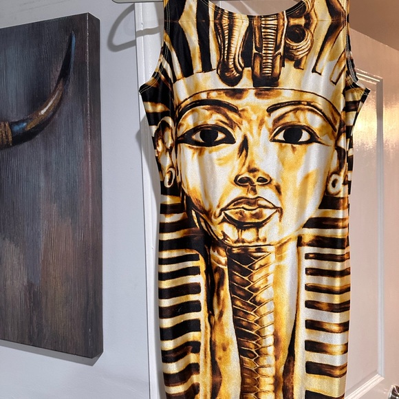 Custom king tut mini dress - Picture 4 of 4
